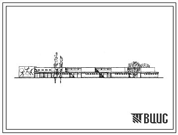 Типовой проект 224-1-59сп Десятилетняя школа на 1496 учащихся из местных материалов. Для строительства в IV строительно-климатической зоне, в районах с сейсмичностью 8 баллов, на грунтах II типа просадочности.