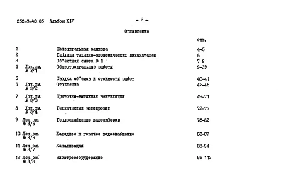 Альбом 14 Сметы