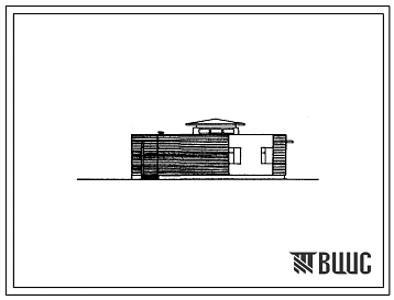 Типовой проект 184-40-103.86 Одноэтажный жилой дом с пятикомнатной квартирой типа 5Б (левый)