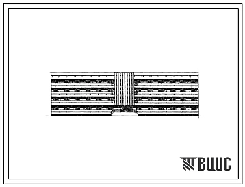 Типовой проект 134-77-39СП Четырехэтажный галерейный дом блок-секция на 48 квартир (однокомнатных 1А-40, двухкомнатных 2А-8). Для строительства в 4А и 4Г климатических подрайонах, сейсмичностью 7 баллов и несейсмических районах, на грунтах 2 типа просадоч