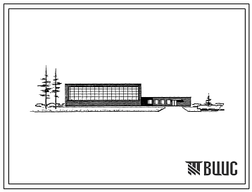 Типовой проект 294-2-24 Спортивный корпус с залом 36х18м (со стенами из кирпича). Для строительства во 2 и 3 строительно-климатических зонах.