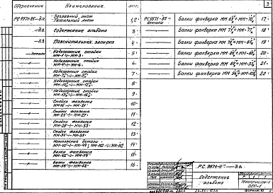 Альбом 1 Деталировочные чертежи 