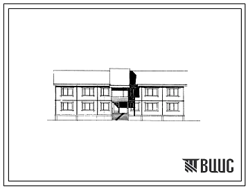 Типовой проект 111-139-10м Двухэтажный односекционный 16 квартирный жилой дом с квартирами типа 1А, 1Б и 2А.