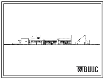 Типовой проект 244-5-68 Клуб-столовая пионерского лагеря-базы отдыха на 360/288 мест. Со стенами из кирпича. Для строительства в 1В климатическом подрайоне, 2 и 3 климатических районах