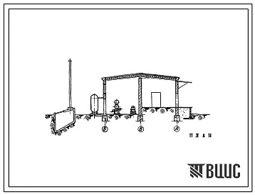 Типовой проект 405-9-10 Ацетиленовая станция УСН-1-56 (УСН-2-67) производительностью 12м3/час растворенного ацетилена.