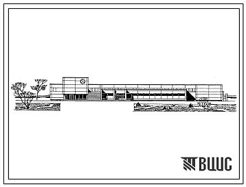 Типовой проект 272-33-16.85 Здание торгово-бытового назначения. Для строительства в 1В климатическом подрайоне, 2 и 3 климатических районах