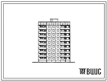 Типовой проект 94-045/1.2 Блок-секция угловая левая 9-этажная 36-квартирная 2Б-3А-3Б-3Б