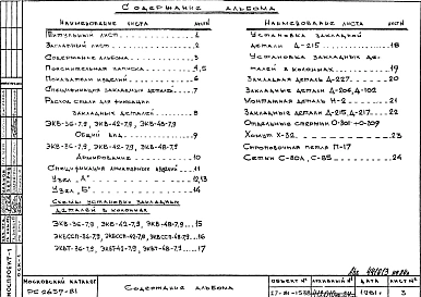 Альбом 1 Рабочие чертежи 