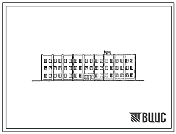 Типовой проект ХФ-80 (07-40-КК) Здание учебных классов танкового полка со стенами из кирпича в сочетании с конструкциями серии ИИ-04