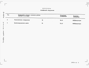 Альбом 12 Спецификация оборудования