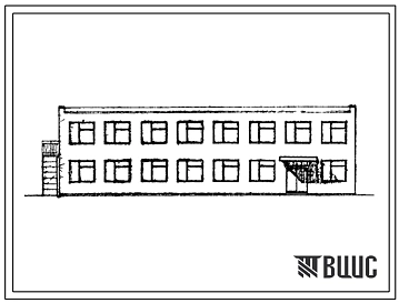 Типовой проект 416-3-8 Машиносчетная станция для ЦСУ СССР. Стены из кирпича.