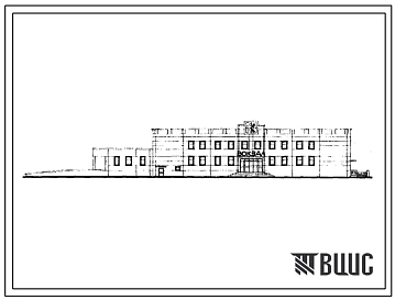 Типовой проект 501-7-1 Железнодорожный вокзал на 25 пассажиров, объединенный с помещениями СЦБ и связи