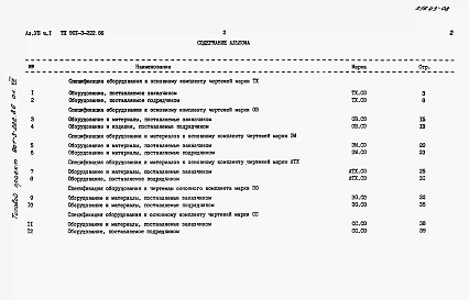 Альбом 7 Спецификации оборудования. Часть 1 — Отстойники и фильтры (из тп 901-3-222.86). Часть 2 — Контактные камеры.   
