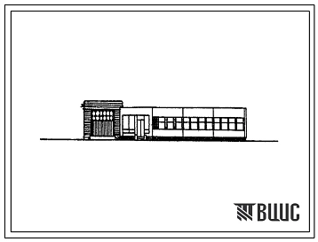 Типовой проект 807-130 Административное здание с санпропускником на 15 человек животноводческих комплексов и ферм