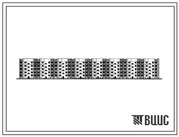 Типовой проект 111-112-7м Пятиэтажный восьмисекционный крупнопанельный дом на 112 квартир для строительства в 1 строительно-климатической зоне, в районах с пластичномерзлыми, скальными и обычными грунтами.