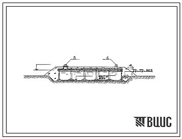 Типовой проект 901-4-99с.86 Резервуар для воды прямоугольный железобетонный сборный емкостью 5000 м3 (с применением изделий промзданий). Сейсмичность 8 баллов