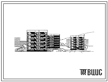 Типовой проект 135-0129с/1 Блок-секция пятиэтажная 15-квартирная рядовая ( двухкомнатных 2Б — 15). Для строительства в IВ климатическом подрайоне, II и III климатических районах.