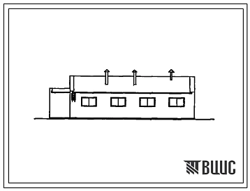 Типовой проект 807-20-28.83 Пункт искусственного осеменения крупного рогатого скота на 1 станок и 12 стойл. Раздача кормов и удаление навоза - вручную тележками. Размеры здания - 9x12 м. Расчетная температура: -20, -30, -40°С. Стены – кирпичные. Покрытие