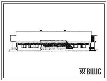 Типовой проект 181-219-25.85 1-этажный 4-квартирный блокированный жилой дом с двумя 1-комнатными, с 3-комнатной и 4-комнатной квартирами. Для строительства в 1В климатическом подрайоне, 2 климатическом районе.