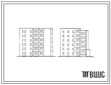 Типовой проект 117-032.85 Пятиэтажная блок-секция на 22 квартиры