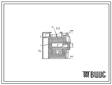 Проект РП10665.02 Печь термическая камерная  размерами пода 0,58х1,044 м, на газе низкого давления с отводом дыма под зонт