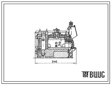 Типовой проект 406-9-288.84 Печь нагревательная камерная размерами пода 1,16х1,5м на газе среднего давления с отводом дыма в боров