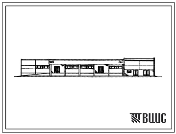 Типовой проект 807-29-3.83 Неотапливаемый склад в блоке с гаражом межрайонного отделения «Зооветснаб» с товарооборотом до 1 млн. рублей в год