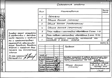 Альбом 5 Проектная документация на перевод бытовых помещений подвала для использования под ПРУ