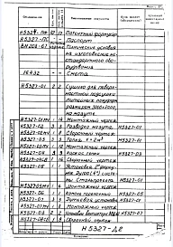 Альбом 5 Сушило для поверхностной подсушки литейных полуформ размером 3000х2600, на мазуте Н5327