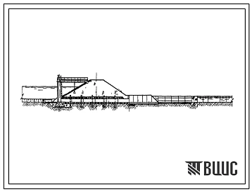 Типовой проект 413-1-19 Донный водовыпуск на напор 5,0 м и расход 6,36 м3/с