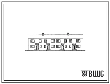 Типовой проект 144-52-78СП Двухэтажный четырехквартирный блокированный жилой дом с трехкомнатными квартирами на просадочных грунтах. Для строительства в районах с сейсмичностью 7-8 баллов в 3 и 4 строительно-климатических зонах.
