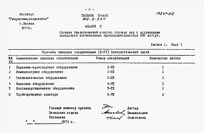 Альбом 2 Заказные спецификации