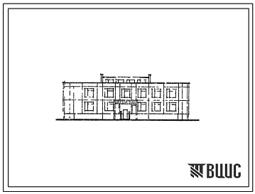 Типовой проект 211-1-234 Детские ясли-сад на 160 мест. Для строительства в 1В климатическом подрайоне, 2 и 3 климатических районах