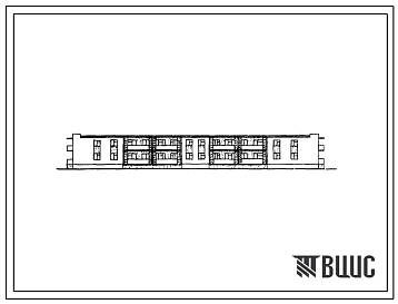 Типовой проект 115-42-113с/1 Двухэтажный трехсекционный 16-квартирный жилой дом с 1, 2, 3, 4, и 5 комнатными квартирами (однокомнатных IБ — 4, двухкомнатных 2Б — 4, трехкомнатных 3Б — 4, четырехкомнатных 4Б — 2, пятикомнатных 5Б — 2).