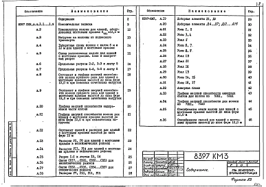 Выпуск 3 Конструкции для зданий высотой до низа ферм 12 м с мостовыми кранами. Чертежи КМ