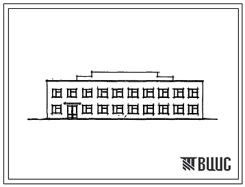 Типовой проект 503-148 Гараж на 50 грузовых автомобилей с открытой стоянкой.