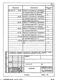 Альбом 10 ВМ 1 Ведомость потребности в материалах