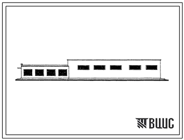 Типовой проект 503-106 Гараж на 105 автомашин с закрытой стоянкой на 5 машин.