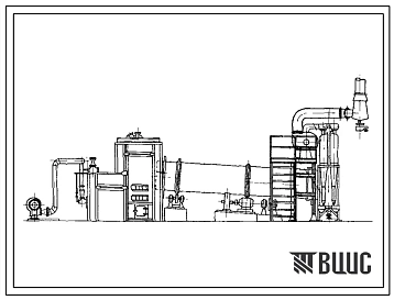 Типовой проект 406-9-8 Установка сушила барабанного Д = 1,6 м, L = 8 м для сушки песка и глины без холодильника и для сушки песка с холодильником