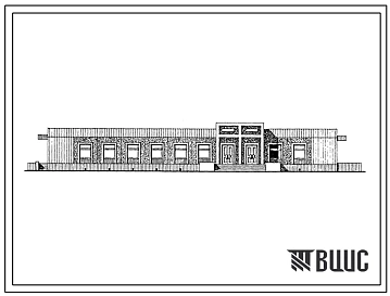 Типовой проект 271-13-124с.86 Здания-блоки (в панельных конструкциях) для формирования комплексов торгово-бытового обслуживания. Универсам торговой площадью 400 м2