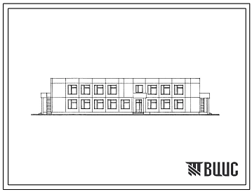 Типовой проект 211-1-237 Детские ясли-сад на 140 мест. Для строительства в 1В климатическом подрайоне, 2 и 3 климатических районах