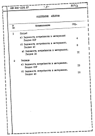 Альбом 3 Ведомость потребности в материалах