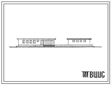 Типовой проект 294-2-10с Павильон-раздевальня на 300 человек для плоскостных спортивных сооружений. Для строительства в районах с сейсмичностью 7-8 баллов