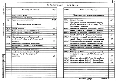 Альбом 1 Пояснительная записка. Строительные решения. Конструкции железобетонные    
