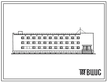 Типовой проект 506-85м Здание длительного ожидания на 102 авиапассажира. Для строительства в районах Крайнего Севера