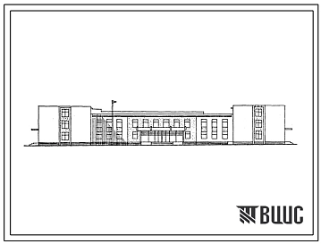 Типовой проект 224-1-583с.1сп.13.87 Средняя школа на 22 класса (844 учащихся). (Конструктивный вариант с подвалом – 224-1-583.2сп.13.87). Для Узбекской ССР