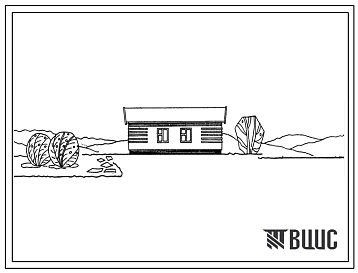 Типовой проект 184-52-124с 1-этажный 1-квартирный 6-комнатный жилой дом.