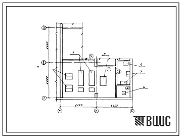 Типовой проект 0407-01-1.85 Дизельная электростанция встроенная мощностью 220кВт к типовым проектам в-3-75-82/14 (В-1У-75-80/6)