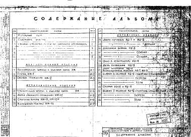 Альбом 3 Изделия заводского изготовления