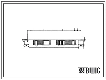 Типовой проект 184-16-71.83 1-этажный 2-квартирный жилой дом с 2-комнатными квартирами для индивидуальных застройщиков. Для строительства в 1В климатическом подрайоне, 2 климатическом районе (с возможностью применения в 3 климатическом районе).